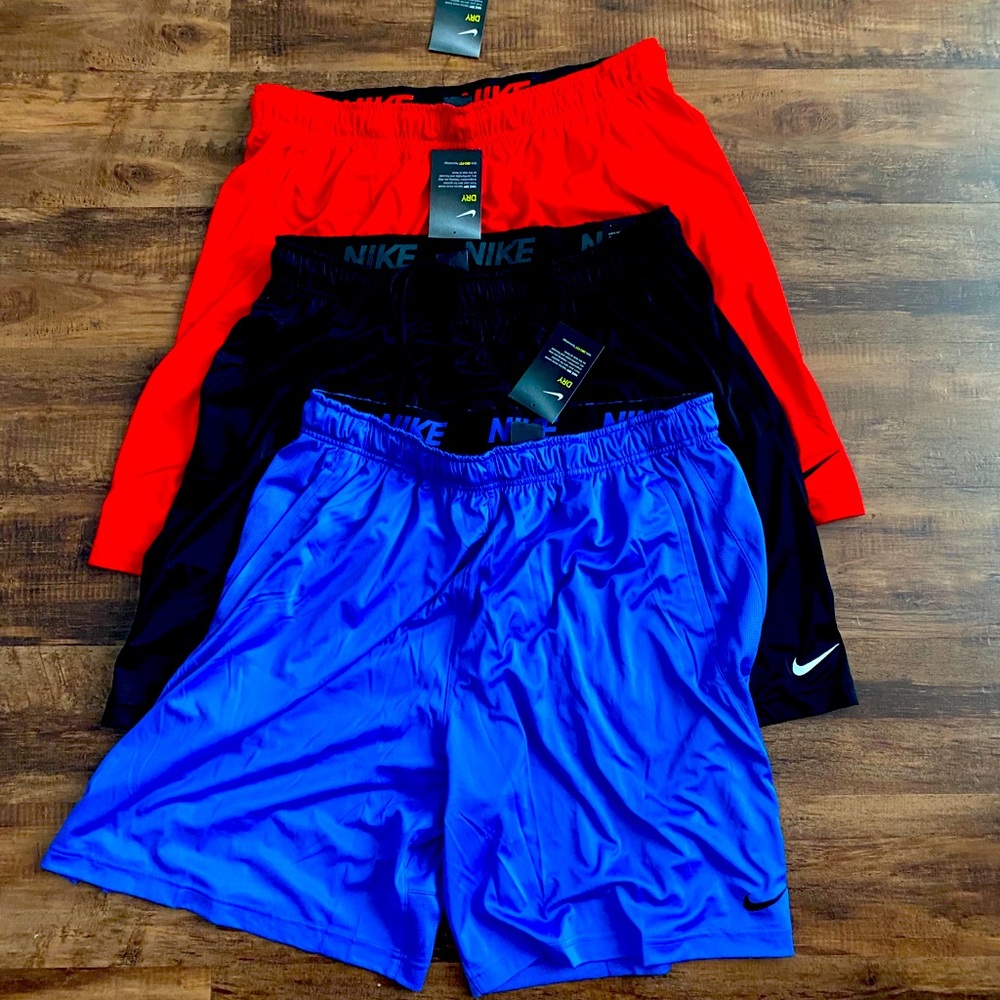 Lot of 3 brand new Nike basketball shorts size XXL